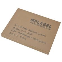 Load image into Gallery viewer, MFLABEL Easy to Peel White Address or Shipping Labels - 3,000 Labels