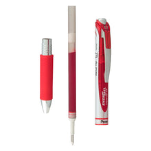 Load image into Gallery viewer, Pentel EnerGel RTX Retractable 0.7mm Medium Line Red Liquid Gel Ink Rollerball Pens - Box of 12 Pens (BL77-B)