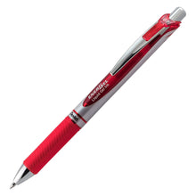 Load image into Gallery viewer, Pentel EnerGel RTX Retractable 0.7mm Medium Line Red Liquid Gel Ink Rollerball Pens - Box of 12 Pens (BL77-B)