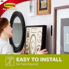 Load image into Gallery viewer, Command 17206BLK-12ES Picture Hanging Strips Value Pack Frame stabilizer, 12 Pairs, Black