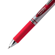 Load image into Gallery viewer, Pentel EnerGel RTX Retractable 0.7mm Medium Line Red Liquid Gel Ink Rollerball Pens - Box of 12 Pens (BL77-B)