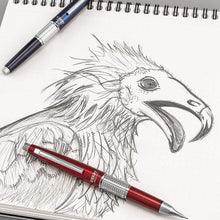 Load image into Gallery viewer, Pentel 0.5mm Sharp Kerry Mechanical Pencil Black Barrel with Cap and Case (P1035A)