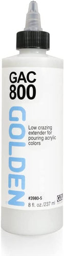 Golden GAC 800 Medium, Low Crazing Extender for Pouring Acrylic Paint