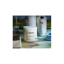 Load image into Gallery viewer, Golden Artist Colors (GAC) Gesso Semi-Opaque Acrylic Primer,  8-Ounce Jar (3550-5)