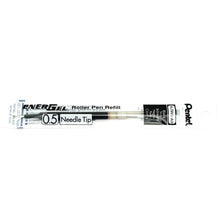 Load image into Gallery viewer, Pentel LRN5-A EnerGel Black Ink Liquid Gel Pen Refill Needle Tip 0.5mm Fine Line