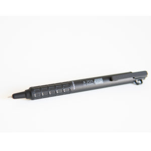 Zebra Pen X701 Ballpoint Retractable Pen, 0.7mm Fine Point, Black Ink, Anti-reflective Matte Black Finish