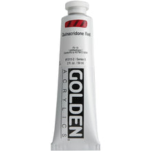 Load image into Gallery viewer, Golden Artist Colors (GAC) Heavy Body Acrylic Paint, 2-Ounce Tube, Quinacridone Red (1310-2)