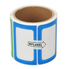 Load image into Gallery viewer, MFLABEL Colorful Labels - Plain Name Tag Labels - 200 Stickers per Roll