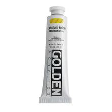 Load image into Gallery viewer, Golden Artist Colors (GAC) Heavy Body Acrylic Paint, 2-Ounce Tube, Cadmium Yellow Medium Hue (1554-2)