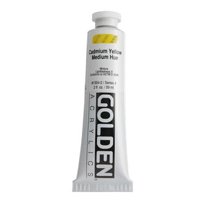 Golden Artist Colors (GAC) Heavy Body Acrylic Paint, 2-Ounce Tube, Cadmium Yellow Medium Hue (1554-2)