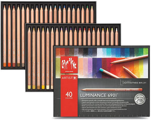 Caran D'ache Luminance Colored Pencil Set of 40 (6901.740)
