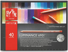 Load image into Gallery viewer, Caran D&#39;ache Luminance Colored Pencil Set of 40 (6901.740)