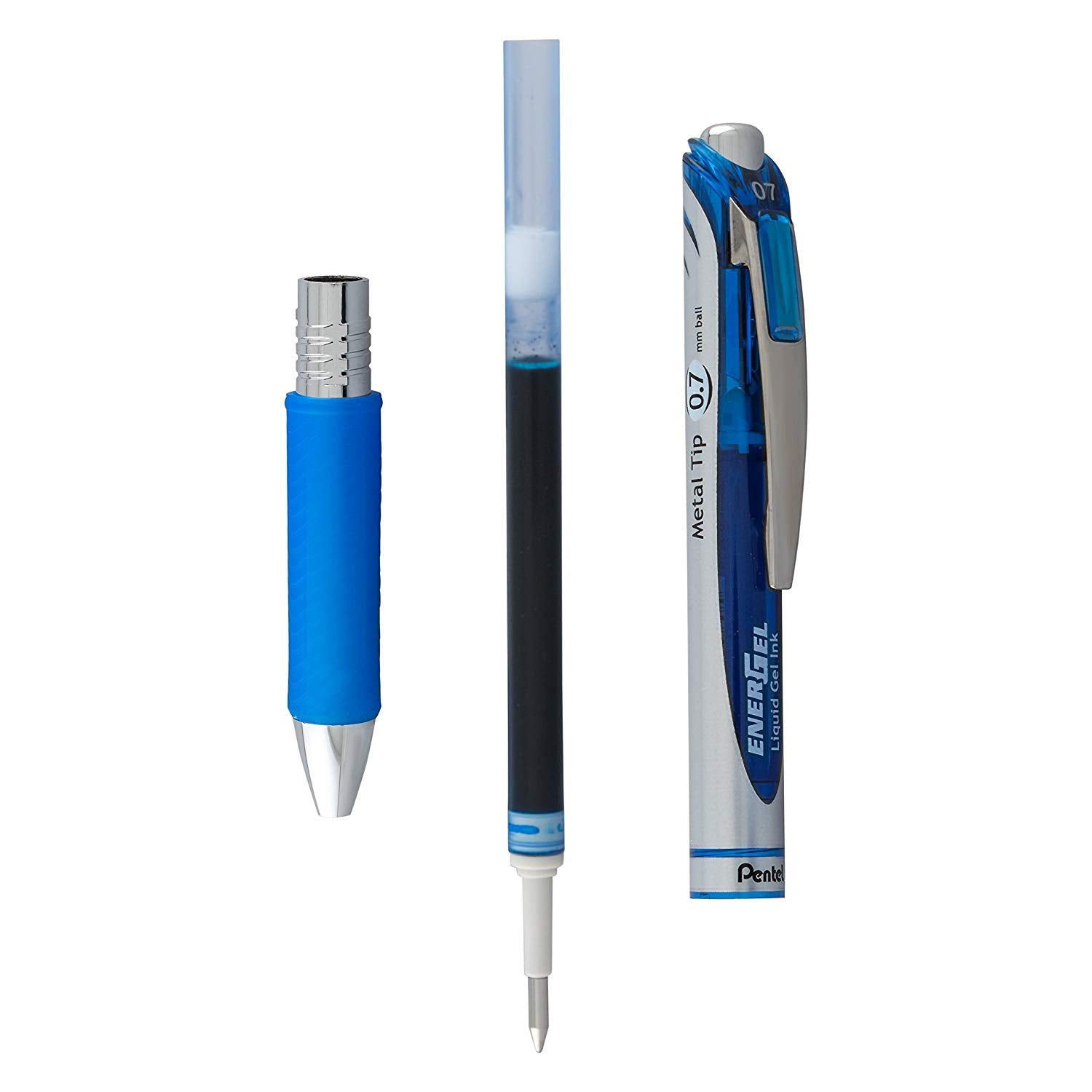 S-Gel High-Performance Gel Pen, Retractable, Medium 0.7 mm, Blue Ink, Black  Barrel, Dozen - mastersupplyonline