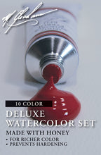 Load image into Gallery viewer, M. Graham GRM-33-10SET Intermediate 10-Color Watercolor Paint Set, 1/2 Oz Tube