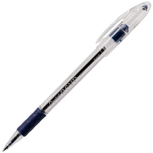 Pentel RSVP 0.7mm Fine Line Blue Ink Pens - Box of 12 Pens (BK90-C)