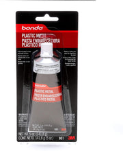Load image into Gallery viewer, Bondo Plastic Metal, Seals &amp; Fills Almost Any Metal Surface for Durability &amp; Longevity, 5 oz