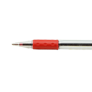 Pentel RSVP 1.0mm Medium Line Red Ink Pens - Box of 12 Pens (BK91-B)