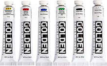 Load image into Gallery viewer, Golden Artist Color Heavy Body Acrylics, 6-Color Intro Set, 3/4 Fl. Oz. Each