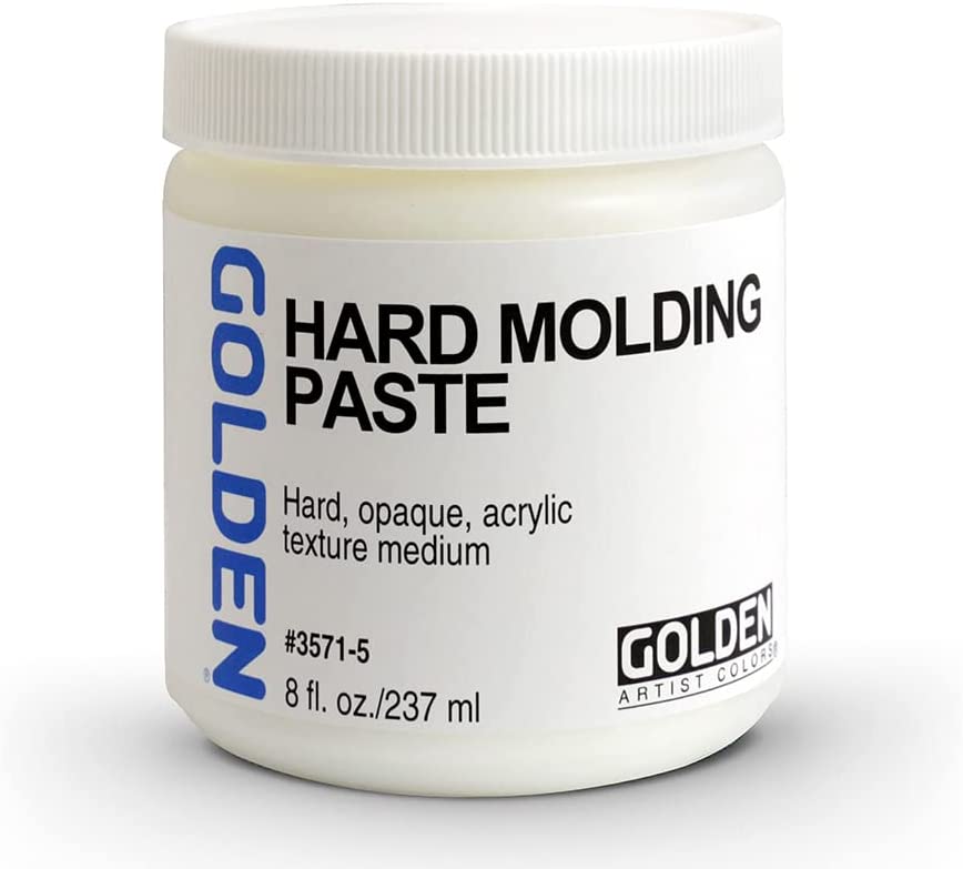 Golden Artist Color Hard Molding Paste for Acrylic Paint, Modeling Paste