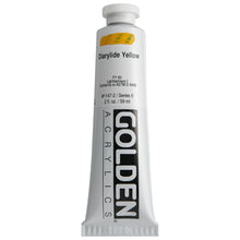 Load image into Gallery viewer, Golden Artist Colors (GAC) Heavy Body Acrylic Paint, 2-Ounce Tube, Diarylide Yellow (1147-2)