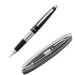 Pentel 0.5mm Sharp Kerry Mechanical Pencil Black Barrel with Cap and Case (P1035A)