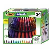 Load image into Gallery viewer, BIC Gel-ocity Pens with Storage Spinner, 24 Count
