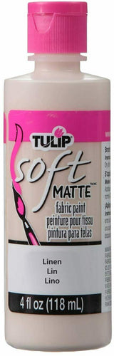 TULIP 26534 Soft Fabric Paint, 4 Fl Oz, Matte Linen