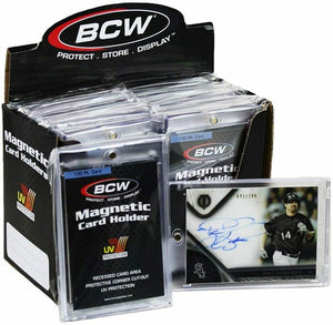 BCW Magnetic Card Holder, 130 PT, Holds Cards 2.5" x 3.5", 14 Card Holders