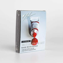 Load image into Gallery viewer, M. Graham 33-Set 1/2-Ounce Tube Watercolor Paint Basic 5-Color Set