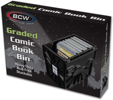Load image into Gallery viewer, BCW Graded Comic Book Heavy Duty Storage Box, 16-1/2&quot; x 14-1/4&quot;, Black