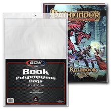 Load image into Gallery viewer, BCW Book Storage Bags, 10&quot; x 13&quot;, Acid-Free, Safe Storage, 100 Bags