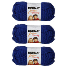 Load image into Gallery viewer, Bernat Softee Chunky Yarn, 100G/3.5OZ Super Bulky Yarn 3 Pack