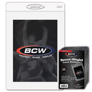 BCW 1-SR1 Semi-Rigid Card Holder