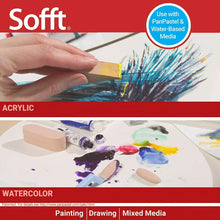 Load image into Gallery viewer, Sofft Tool No. 4 Pointed Palette Knife &amp; 5 Covers for PanPastel Paint Pastels