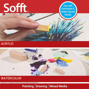 Sofft Tool No. 4 Pointed Palette Knife & 5 Covers for PanPastel Paint Pastels