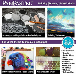PanPastel Ultra Soft Artists' Pastel, 9 mL Pan, Assorted Colors