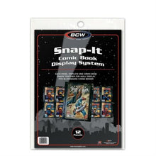 Load image into Gallery viewer, BCW Snap-It Comic Book Display System, 12 Panels