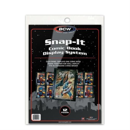 BCW Snap-It Comic Book Display System, 12 Panels